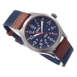 Reloj Hombre Timex Expedition Scout Analógico Indiglo Nylon TW4B14100
