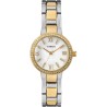 Reloj Mujer Timex Analógico Dial Perlado Cristales Genuinos TW2T58800