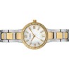 Reloj Mujer Timex Analógico Dial Perlado Cristales Genuinos TW2T58800