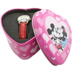 Reloj Mujer Disney Mickey y Minnie Mouse Analógico Vintage Casual Piel