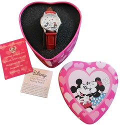 Reloj Mujer Disney Mickey y Minnie Mouse Analógico Vintage Casual Piel