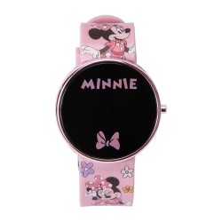Reloj Infantil Disney Minnie Mouse Digital LED Rosado MN4546