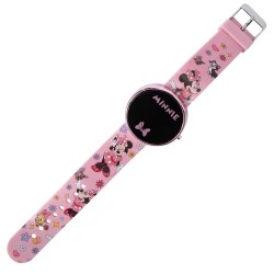 Reloj Infantil Disney Minnie Mouse Digital LED Rosado MN4546