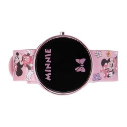 Reloj Infantil Disney Minnie Mouse Digital LED Rosado MN4546