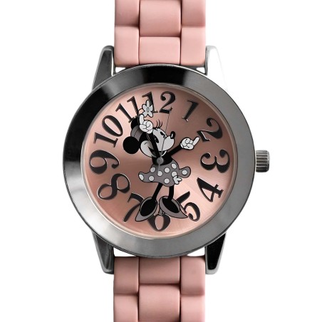 Reloj Mujer Disney Minnie Mouse Analógico Casual Rosado MN1518