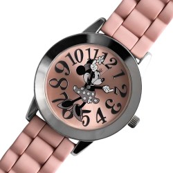 Reloj Mujer Disney Minnie Mouse Analógico Casual Rosado MN1518