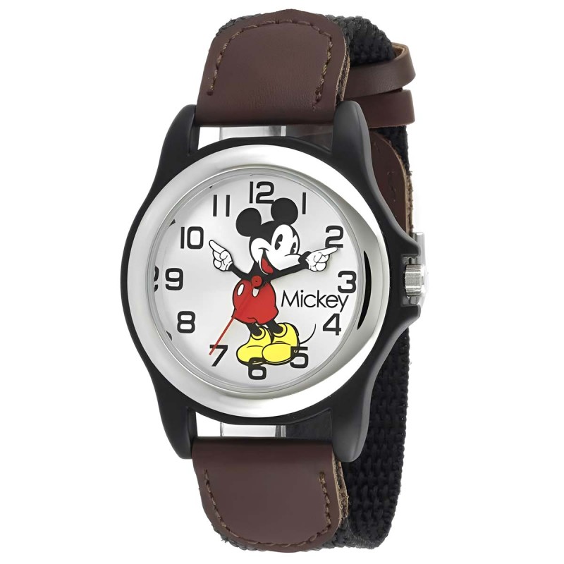 Reloj Mujer Disney Mickey Mouse Analógico Deportivo Negro MCK620