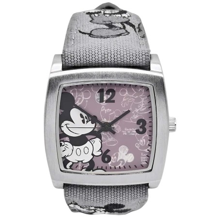 Reloj Unisex Disney Mickey Mouse Edición Limitada Analógico Gris F693