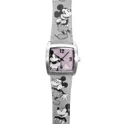 Reloj Unisex Disney Mickey Mouse Edición Limitada Analógico Gris F693