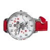 Reloj Mujer Disney Minnie Mouse Edición 100 Años Analógico Rojo E1928