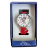 Reloj Mujer Disney Minnie Mouse Edición 100 Años Analógico Rojo E1928