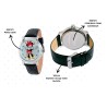 Reloj Mujer Disney Minnie Mouse Analógico Casual Piel  Plata W001878