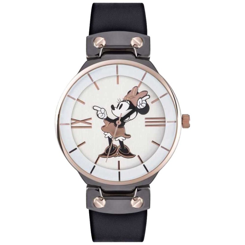 Reloj Mujer Disney Minnie Mouse Analógico Casual Acero Dorado MK1564
