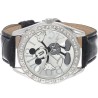 Reloj Mujer Disney Mickey Mouse Analógico Casual Piedras Negro MK1015