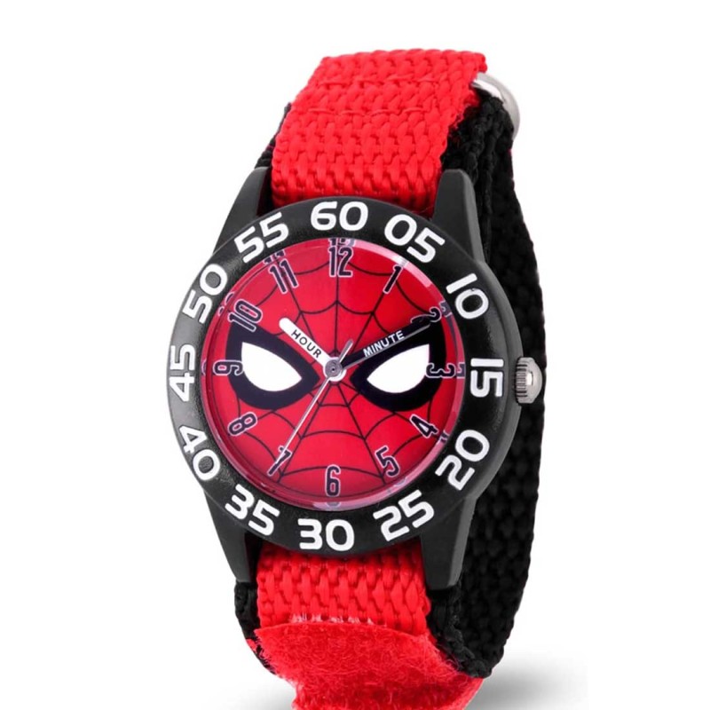 Reloj Infantil Marvel Spiderman Cuarzo Analógico Negro WMA000186
