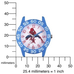 Reloj Infantil Marvel Spiderman Cuarzo Analógico Azul WMA000168