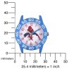 Reloj Infantil Marvel Spiderman Cuarzo Analógico Azul WMA000168