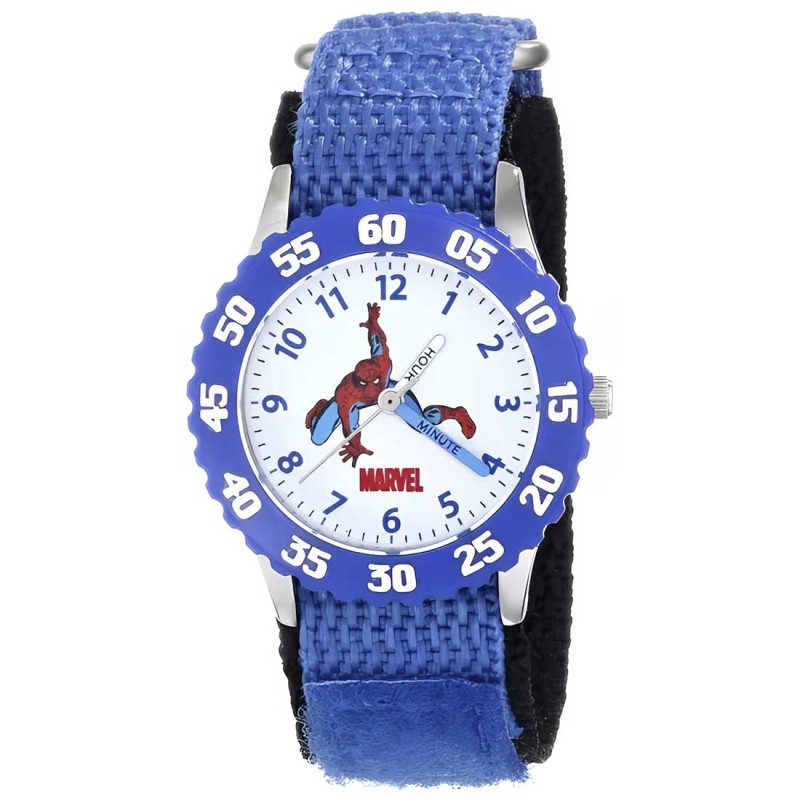 Reloj Infantil Marvel Spiderman Cuarzo Analógico Acero Azul WMA000043