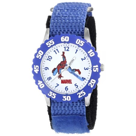 Reloj Infantil Marvel Spiderman Cuarzo Analógico Acero Azul WMA000043