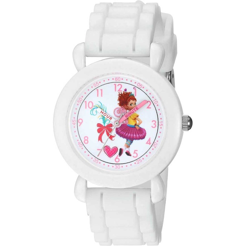 Reloj Infantil Disney Fancy Nancy Cuarzo Analógico Blanco WDS000593