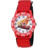 Reloj Infantil Disney Cars Cuarzo Analógico Nylon Rojo WDS000293