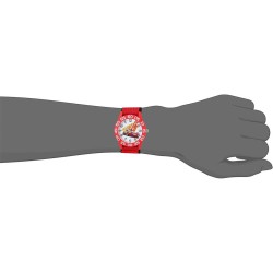 Reloj Infantil Disney Cars Cuarzo Analógico Nylon Rojo WDS000293