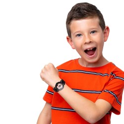 Reloj Infantil Disney Mickey Mouse Cuarzo Analógico Negro WDS000014