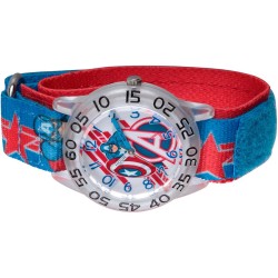 Reloj Infantil Marvel Capitán América Cuarzo Analógico Azul W003222