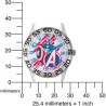 Reloj Infantil Marvel Capitán América Cuarzo Analógico Azul W003222