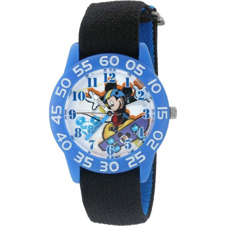 Reloj Infantil Disney Mickey Mouse Cuarzo Analógico Azul W002996