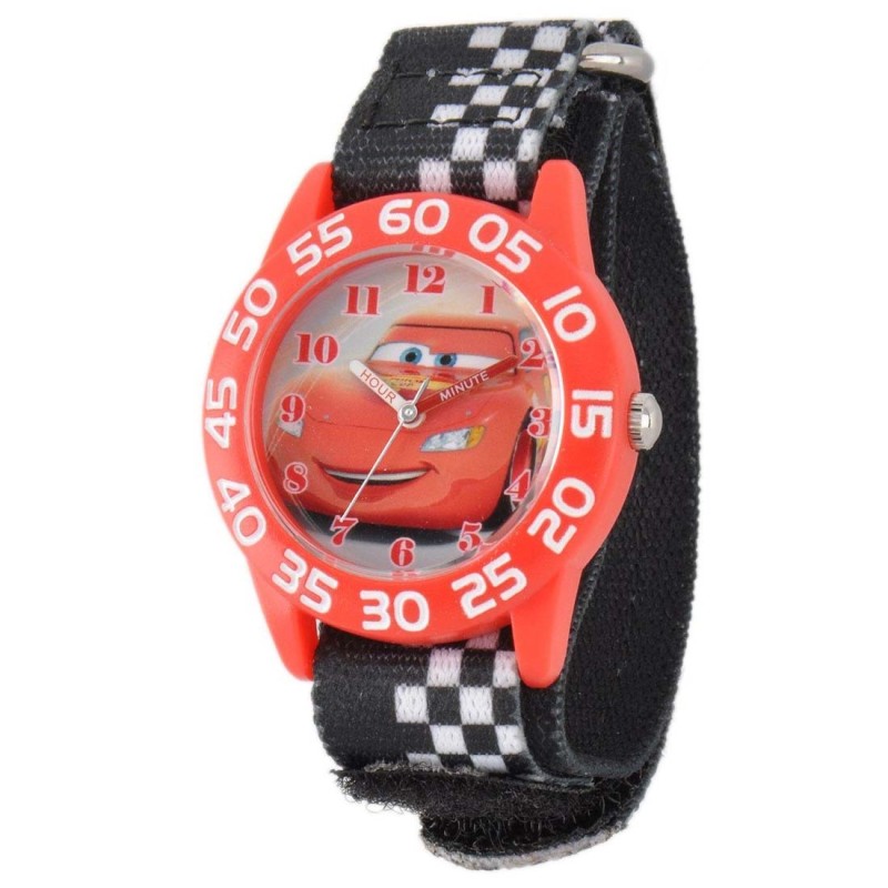 Reloj Infantil Disney Cars Cuarzo Analógico Nylon Rojo W001679