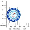 Reloj Infantil Red Balloon Cuarzo Analógico Acero Velcro Azul W000181