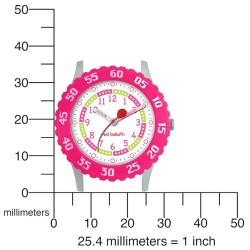 Reloj Infantil Red Balloon Cuarzo Analógico Acero Nylon Rosa W000175
