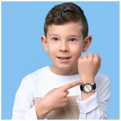 Reloj Infantil Disney Phineas Cuarzo Analógico Acero Negro W000156