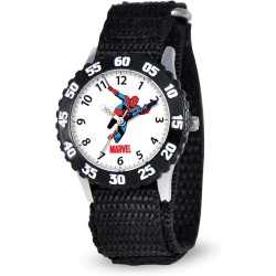 Reloj Infantil Marvel Spiderman Cuarzo Analógico Acero Negro W000106