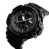 Reloj SKMEI COMBAT 1343 Fechador 3 Horarios Timer Waterproof - Negro