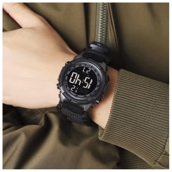 Reloj Hombre SKMEI Reactor Digital Deportivo Militar Negro 1845