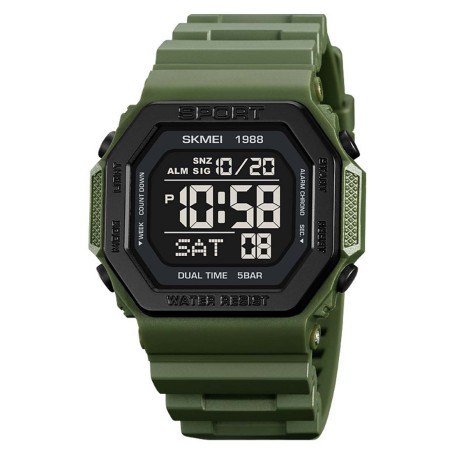Reloj Hombre SKMEI Sahara Digital Multifunción Retroiluminado 1988