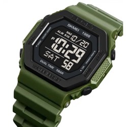 Reloj Hombre SKMEI Sahara Digital Multifunción Retroiluminado 1988