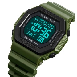 Reloj Hombre SKMEI Sahara Digital Multifunción Retroiluminado 1988