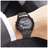 Reloj Hombre Skmei 2284 Dual Elegante Tiempo Mundial LED - Negro