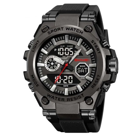 Reloj Hombre Skmei Tank Dual Digital 3 Horarios Multifunción 2417