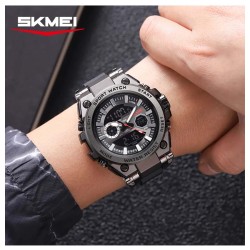 Reloj Hombre Skmei Tank Dual Digital 3 Horarios Multifunción 2417