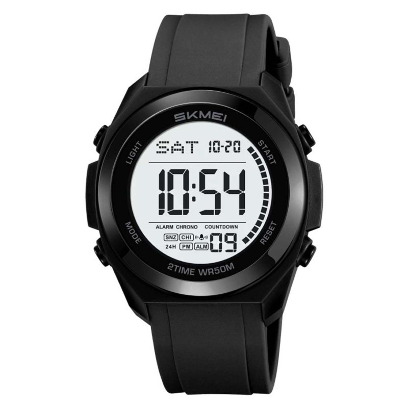 Reloj Hombre Skmei Digital Retroiluminado Multifunción Negro B - 2455