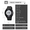 Reloj Hombre Skmei Digital Retroiluminado Multifunción Negro B - 2455