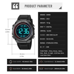 Reloj Hombre Skmei Iron Digital Dual Deportivo Multifunción 2513