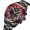 Reloj Hombre Skmei Engine Analógico Cronómetro Fechador Acero 9338
