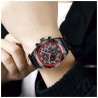 Reloj Hombre Skmei Engine Analógico Cronómetro Fechador Acero 9338