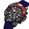 Reloj Hombre Skmei Adventure Analógico  Cronómetro Fecha Azul 9381