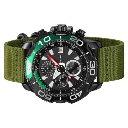 Reloj Hombre Skmei Adventure Analógico  Cronómetro Fecha Verde 9381